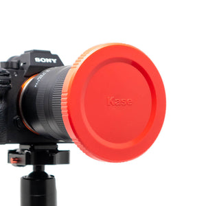 Kase K9 90mm Red Lens Cap (3 pack)